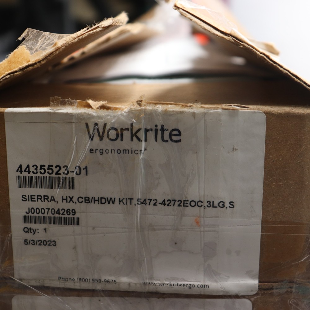 Workrite EX Electric Large Equal Corner Workcenter - Incomplete / Hardware Only