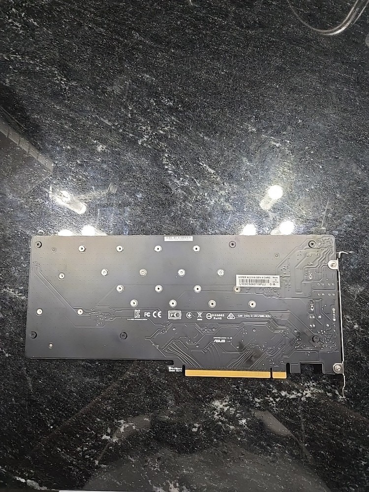 ASUS Hyper M.2 x16 Gen 4 Interface Cards/Adapter Internal