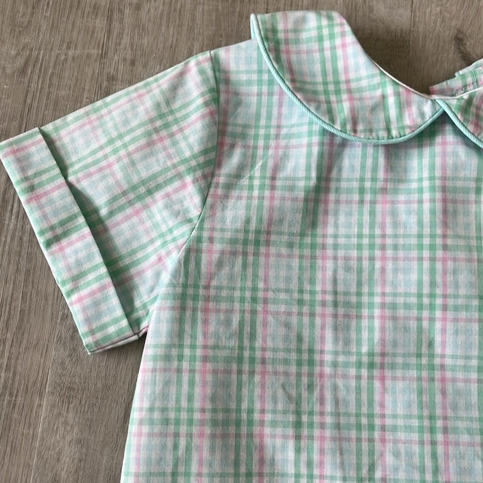 Bailey Boys Cypress Plaid Boys Piped Shirt Collar Preppy NWT New 4T