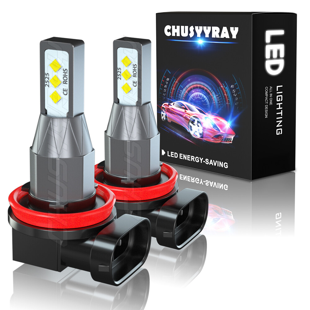 H9/H11 LED Headlight Bulbs High/Low Beam For Kawasaki ZX10r Ninja 2007 2008 2009