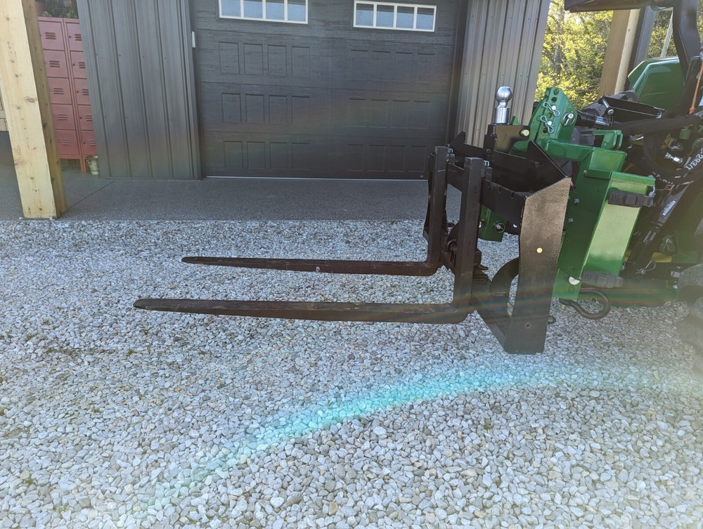 GWT VersaForks 51" Pallet Fork Frame 42" Tines Loader Tractor Quick 3 Point