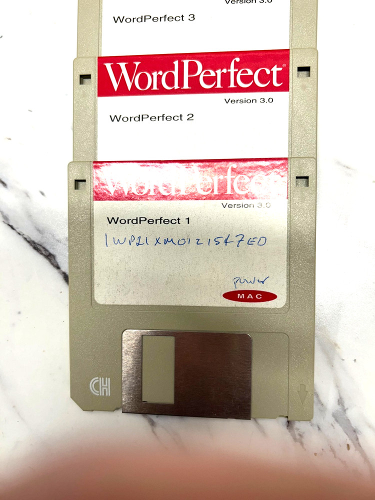 WordPerfect 3.0 for Power Macintosh Includes S#