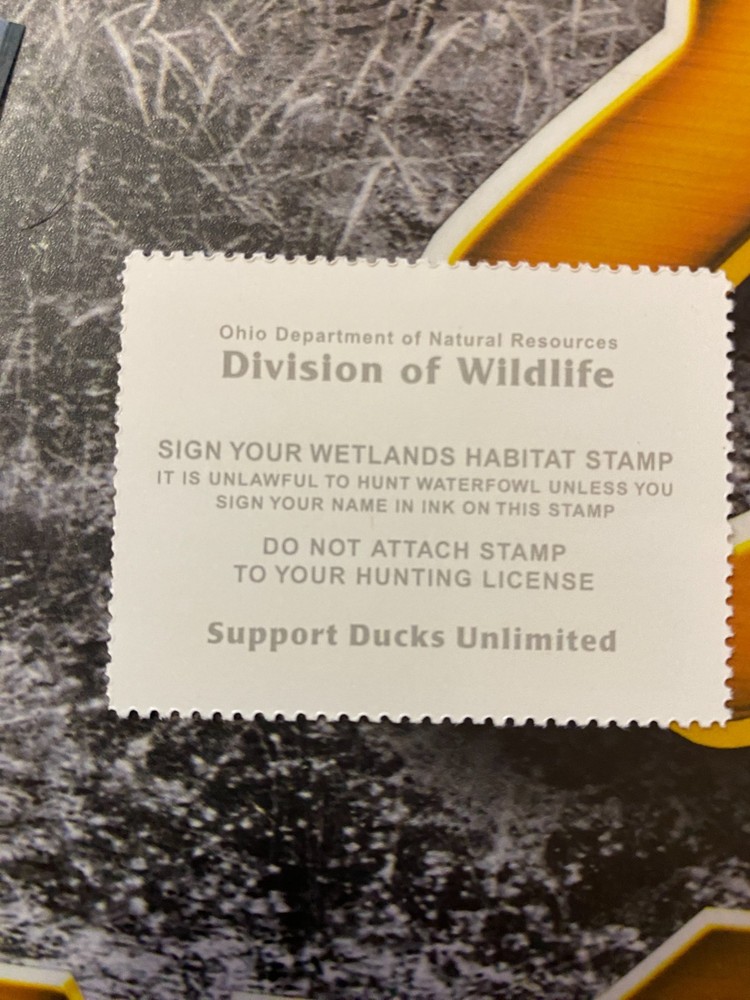 1995 Ohio State Duck Stamp,