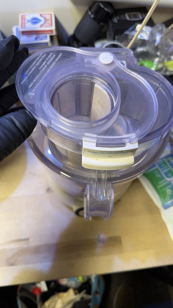 Hamilton Beach Food Processor Tested Working Multi-Speed With Bowl Lid