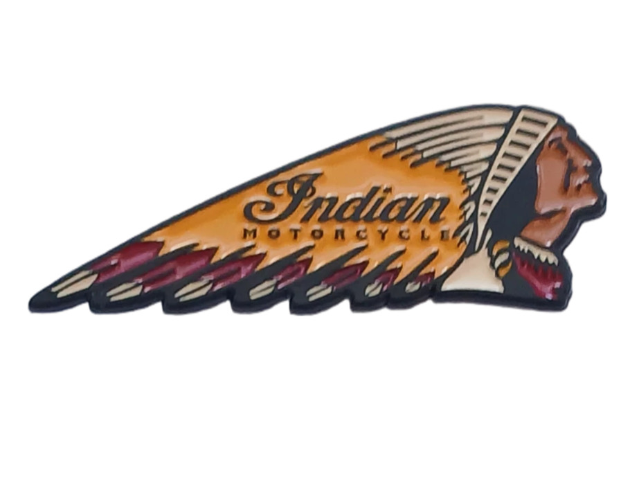 Headdress Indian  3D 2.5 inch pin