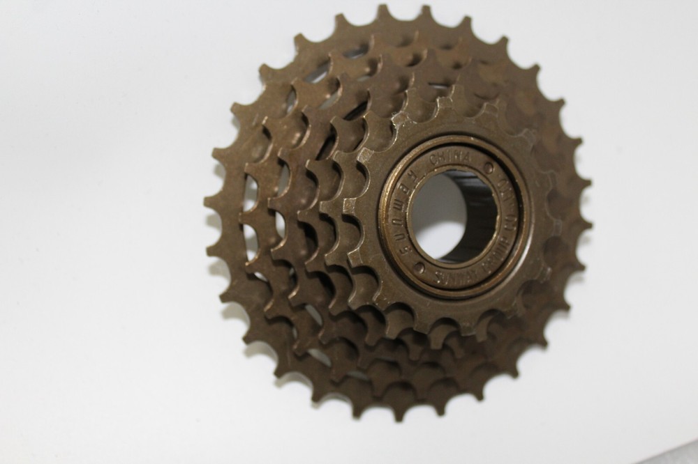 6 Speed 13-28T Bicycle Freewheel None Index Threaded Cassette Sprocket Cogs