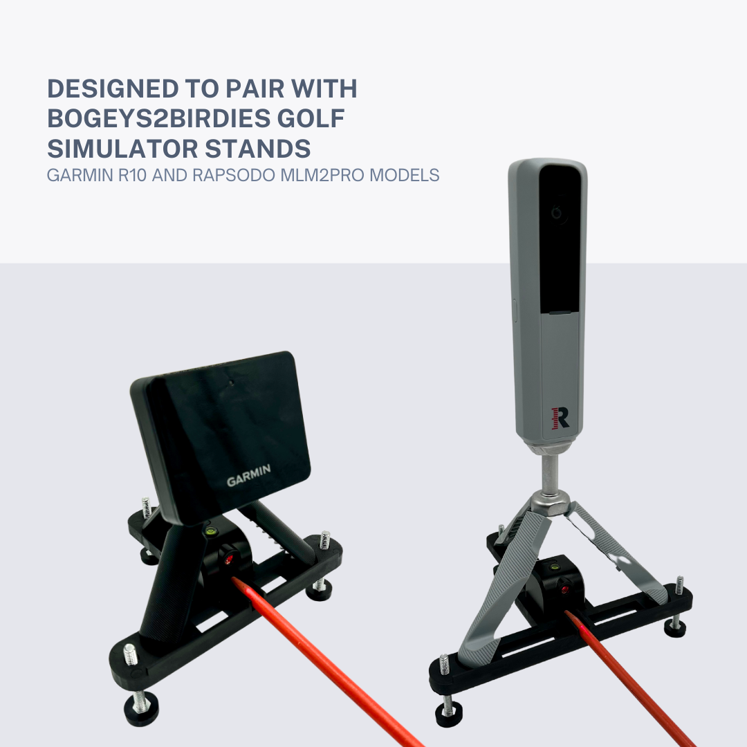 Laser Level Cube (Compatible with Bogeys2Birdies R10 & Rapsodo Golf Stands)