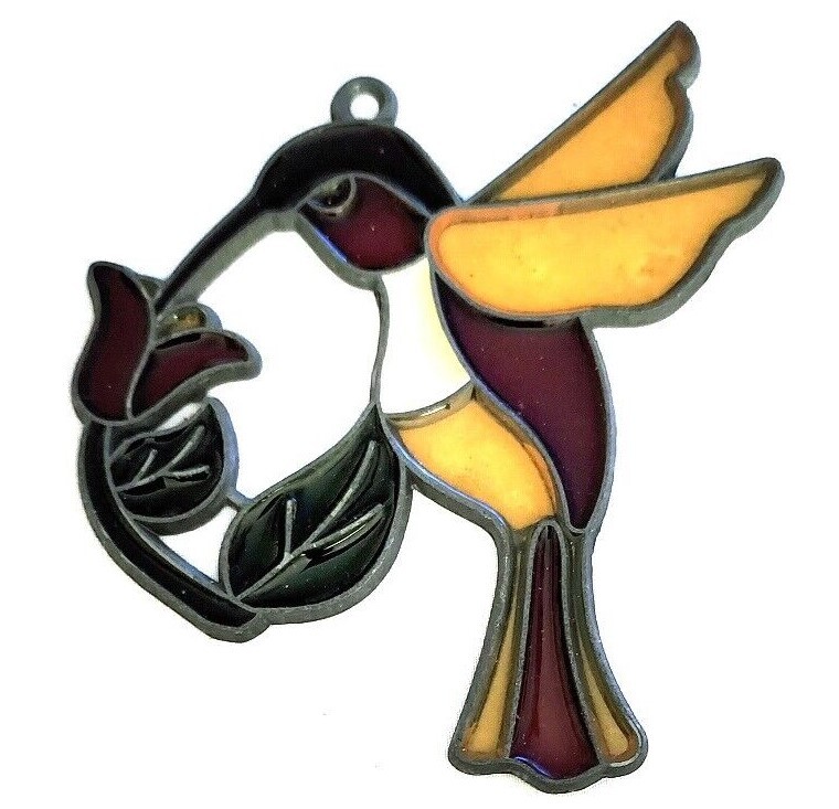 Very Nice 4" Suncatcher Hummingbird