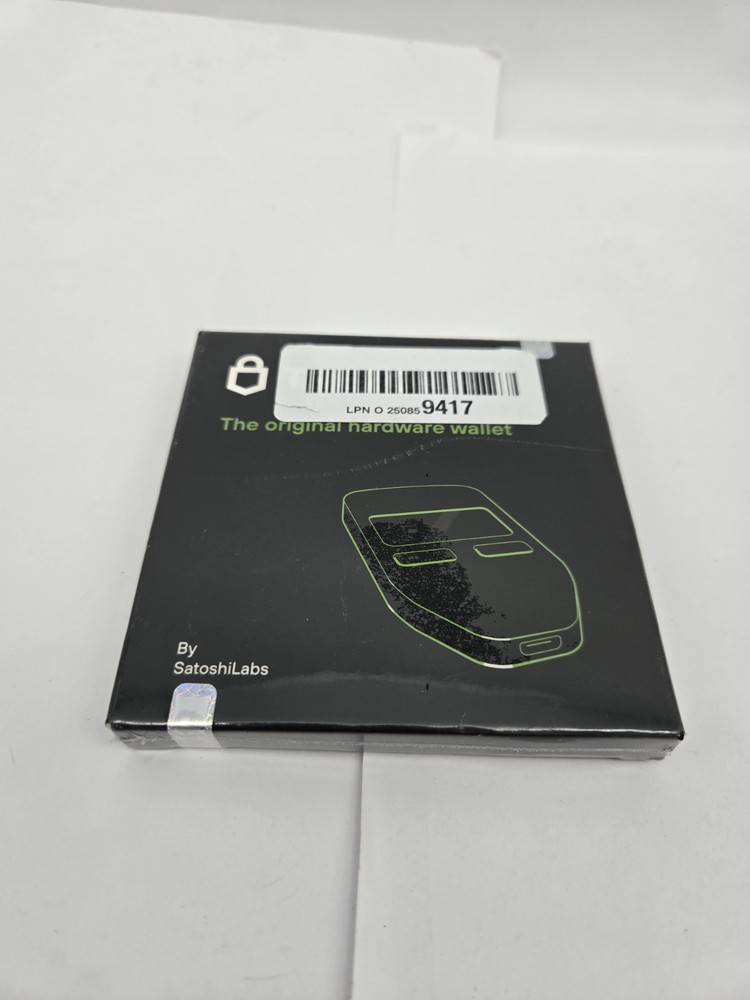 Trezor Model One Hardware Wallet - Secure Crypto Storage for BTC, ETH & More