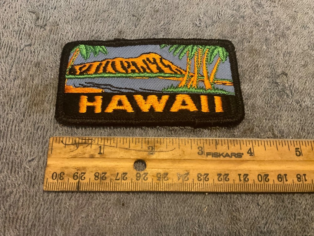 Hawaii Sew On Patch Island Beach Scene