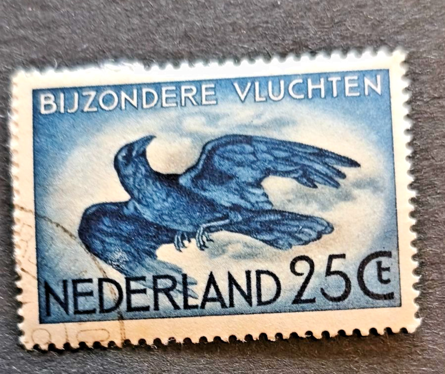 Netherlands 1953 Airmail Used