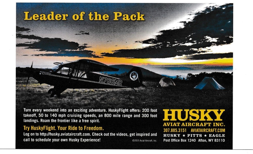 Three Husky Aircraft Ads 9/1/2025d
