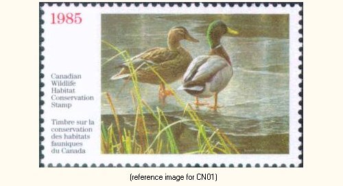 D2K Canada(National) Duck Stamp 1985 ($4.00CN)