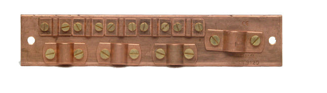 9125 COPPER EQUIPOTENTIAL PLATE TERMINAL BLOCK