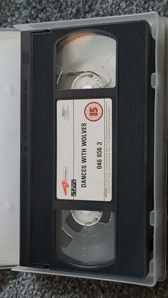 Dances with Wolves (1991, VHS) Pre-owned