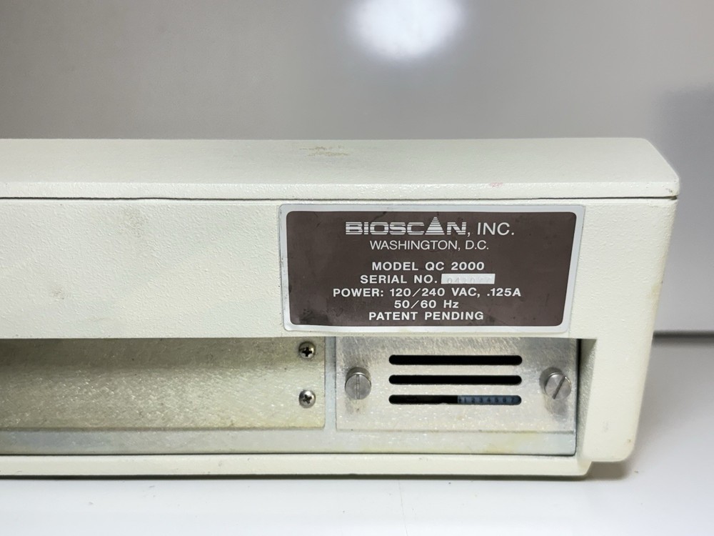 Bioscan QC-2000 Scanner Radioactivity Counter Lab