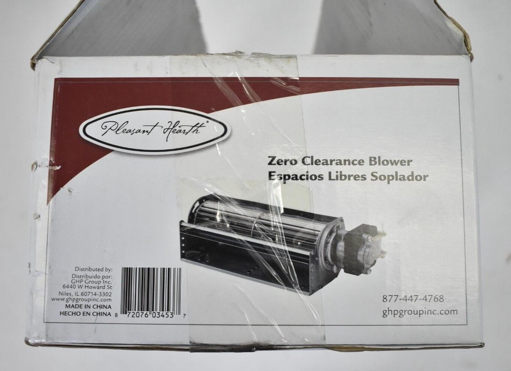 Pleasant Hearth Circulating Blower For Zero Clearance Dual Fuel Fireplace Insert