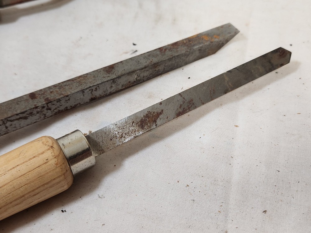 Buck Bros. Chisels Gouges Lathe Turning Lot of 4 Plus 2 More Extra