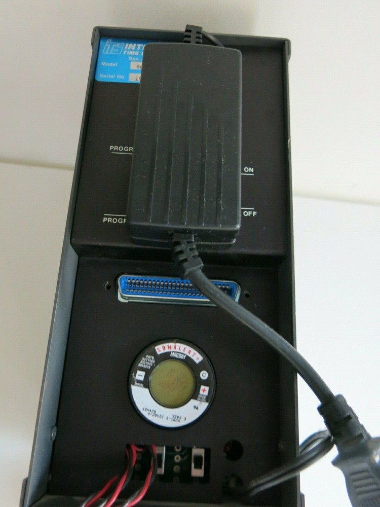 INTEGRATED TIME SYSTEMS 800-0395 MICROPROCESSOR CONTROL