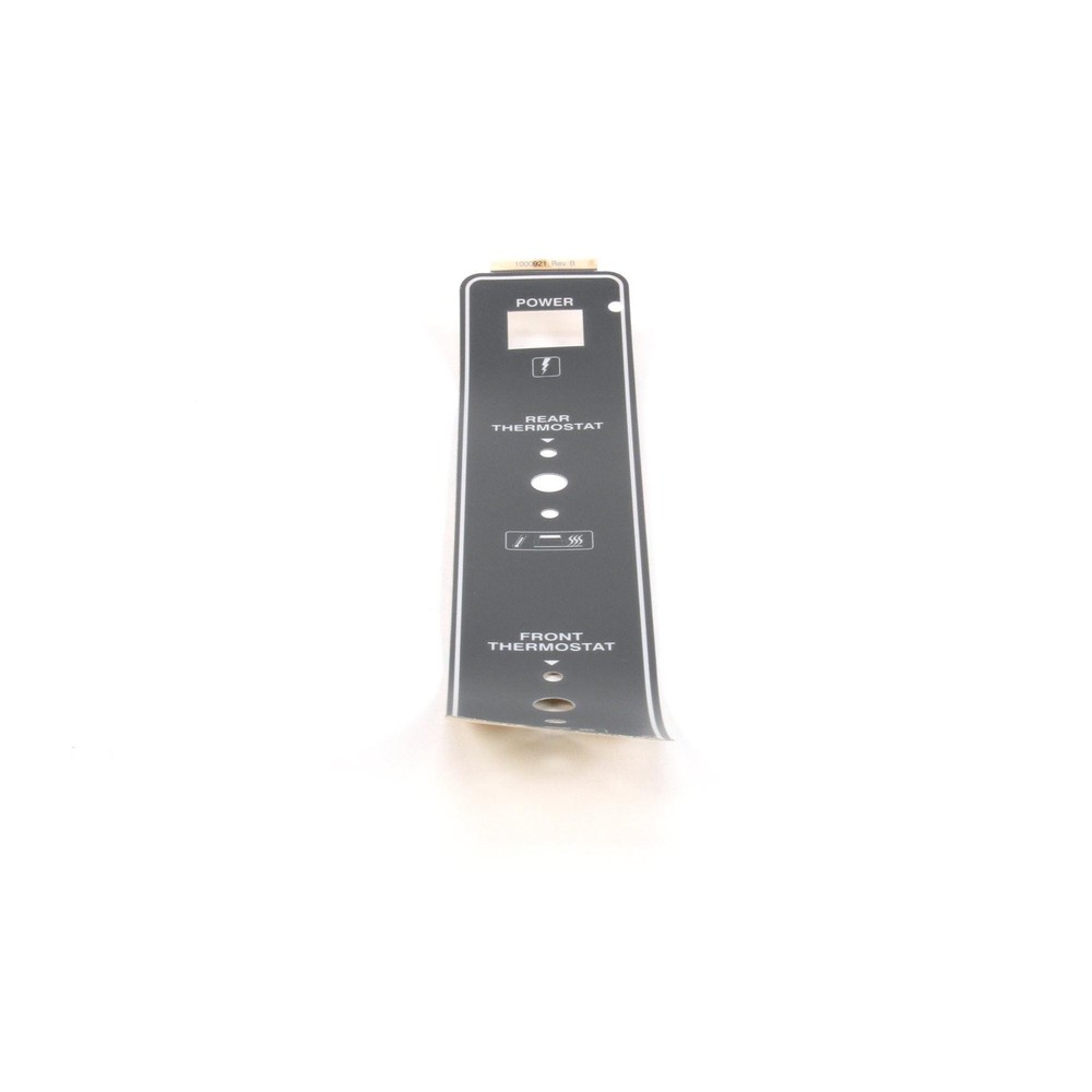 Antunes Label, Control Panel 1000921 - Genuine OEM Replacement Part