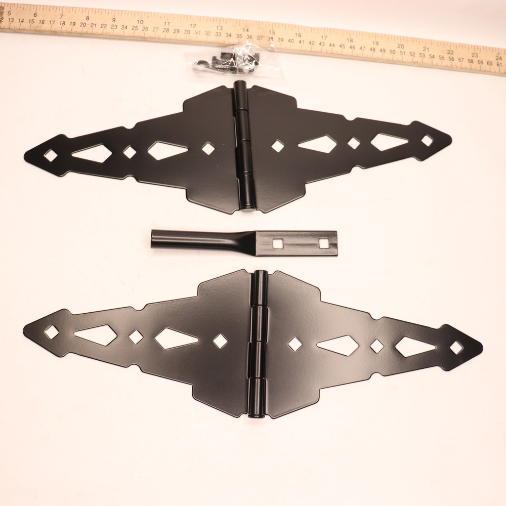 Everbilt Black Deluxe Latch Gate Set