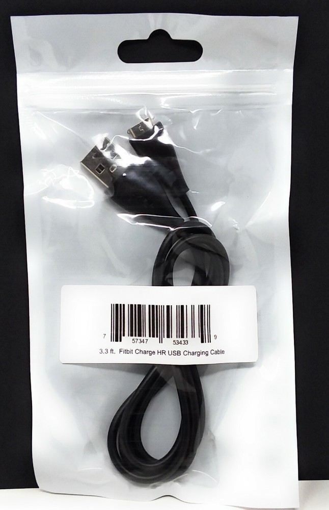 Replacement USB 3.3 ft Charging Cable Cord for Fitbit Charge HR