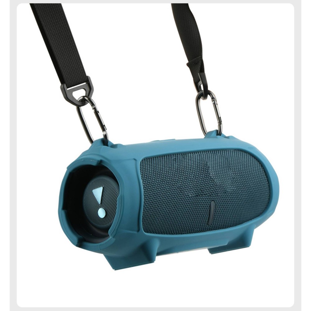 Black Blue Speaker Protective Sleeve With Adjustable Shoulder For JBL Charge5