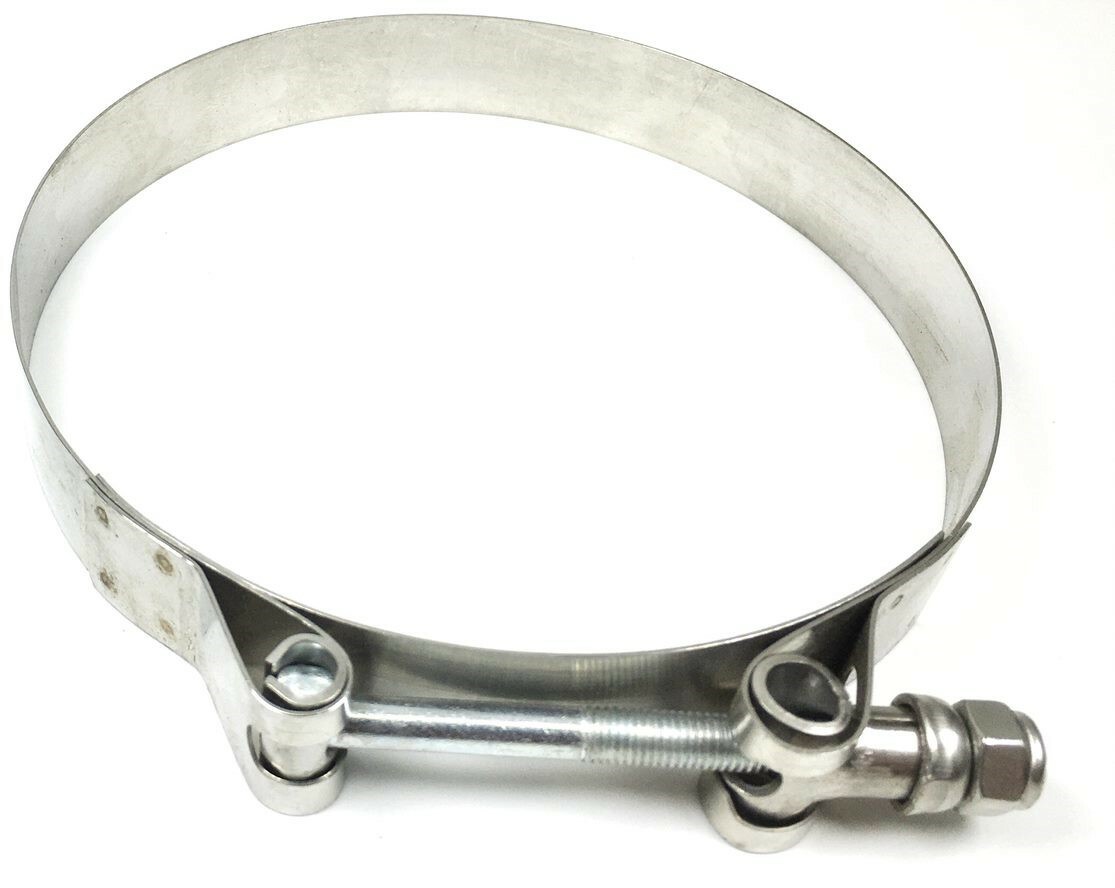 MVP SAE 172 All 300 Stainless T Bolt 6" Hose Clamp - Range 6-1/4" to 6-9/16"