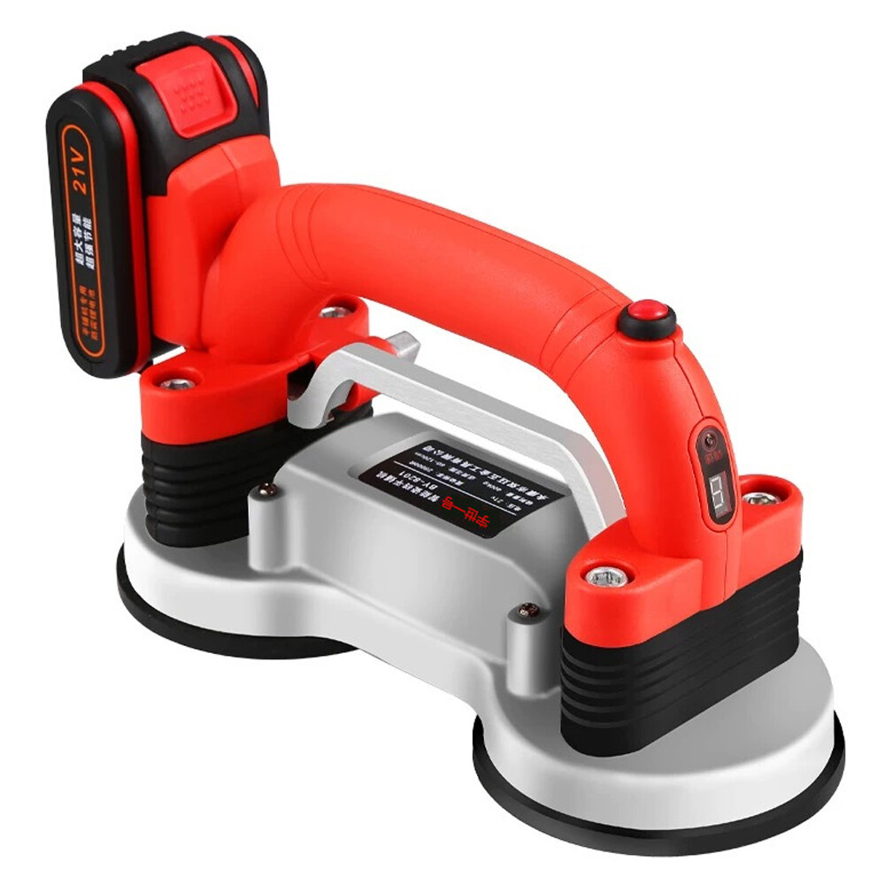 Automatic Tile Machine Tiles Vibrator Floor Vibrator Leveling Tool w/ 2 Battery