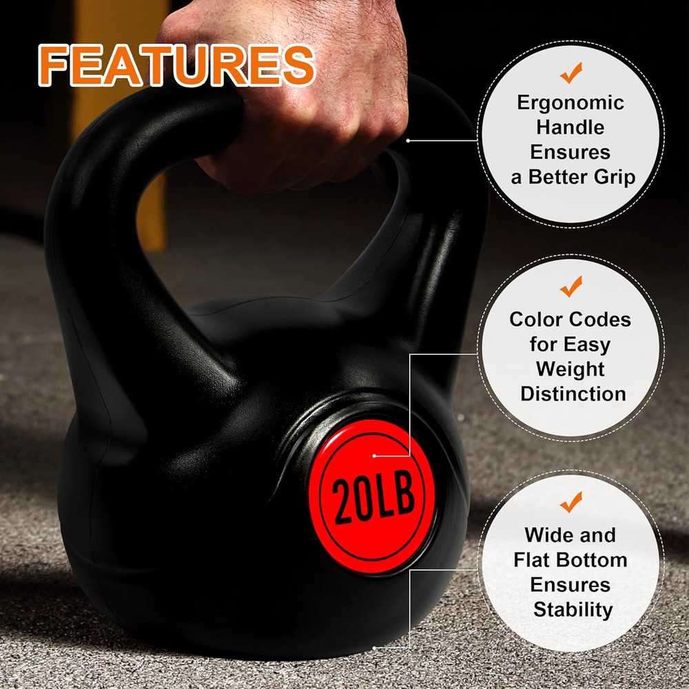Kettlebell Sets Piece Strength Training Kettlebells Weight Set