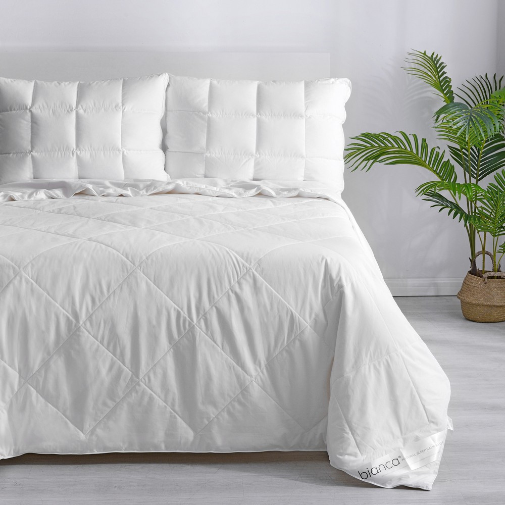 NEW Bianca Natural Sleep Bamboo Quilt Double