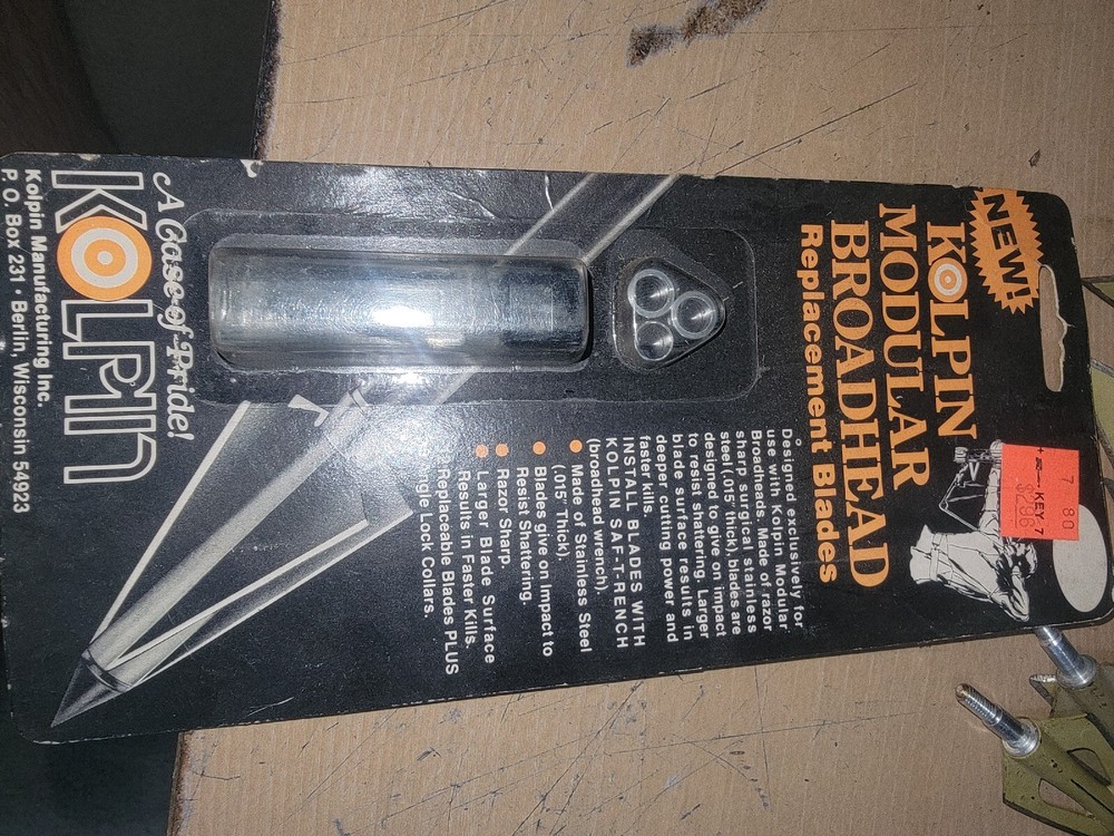 Vimtage Kolpin Modular Broadheads And Replacement Blades