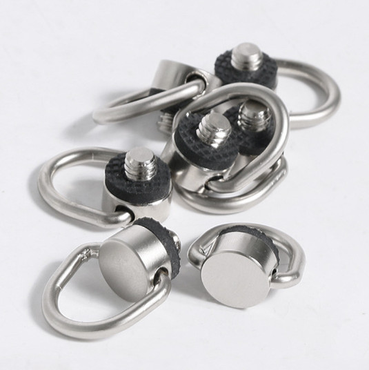 2pcs Camera Quick Release Plate 1/4" Camera Bracket Safety Shoulder Strap Screws