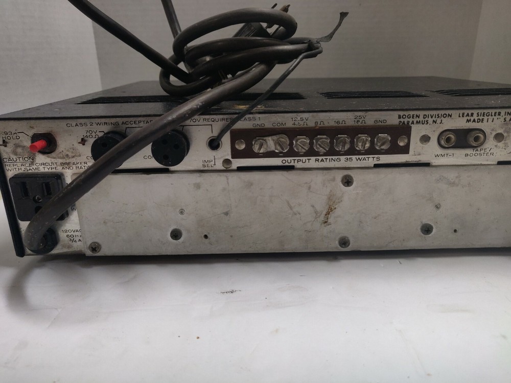 Bogen Challenger Solid State PA System Amplifier Model C-35