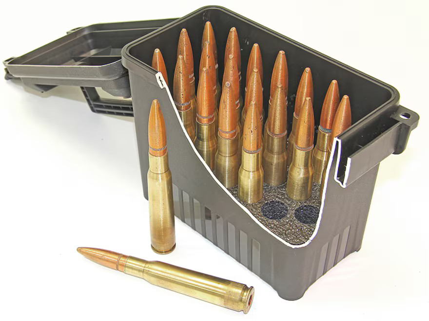 MTM 50 BMG Ammo Box 20-Round Plastic Black