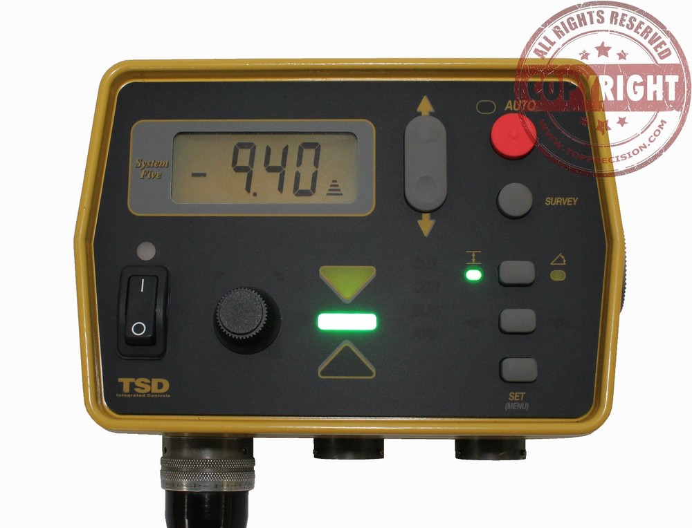 TOPCON 1037002 SYSTEM FIVE ASPHALT PAVER CONTROL BOX, MACHINE CONTROL, 9256