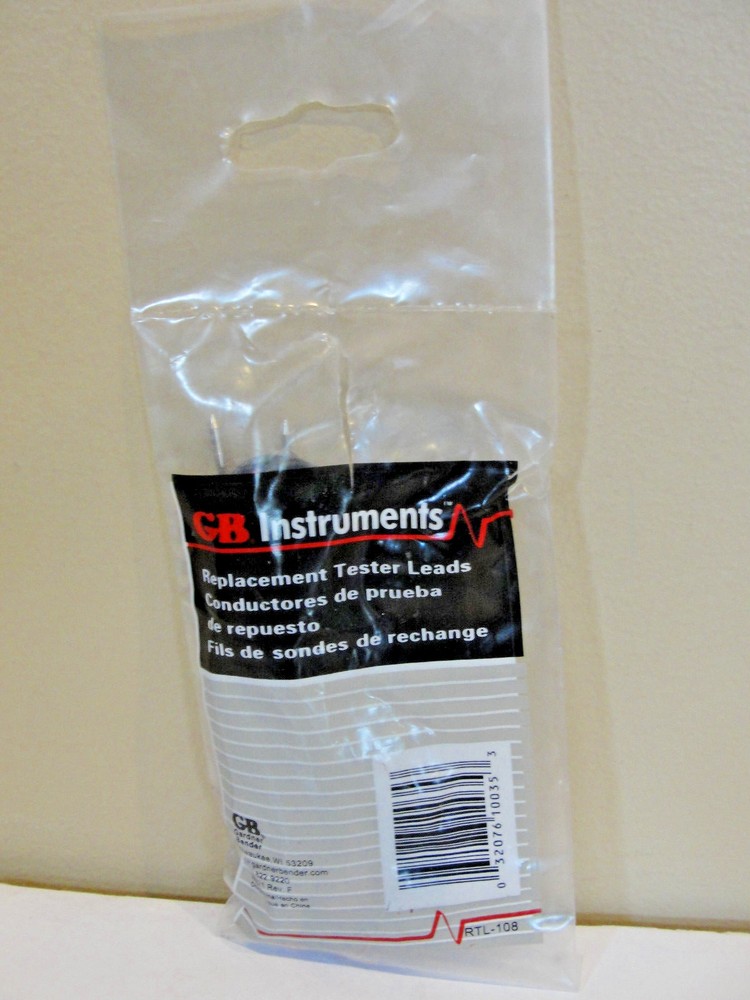 Gardner Bender Instruments RTL-108 Replacement Tester Leads