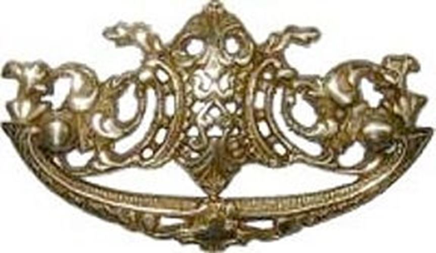 2-15/16" Victorian Style Pull Cast Brass