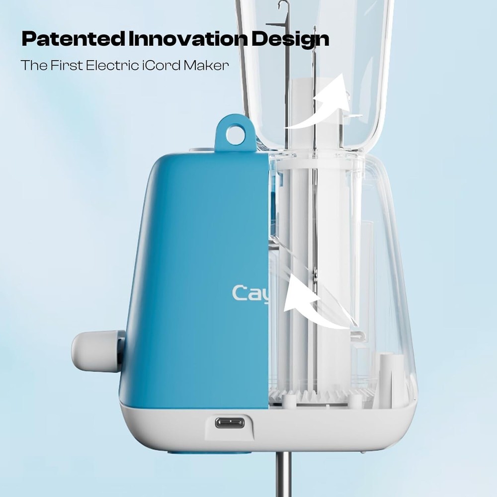 Automatic i-Cord Knitting Machine: Efficient Yarn Tool for Crafting Enthusiasts