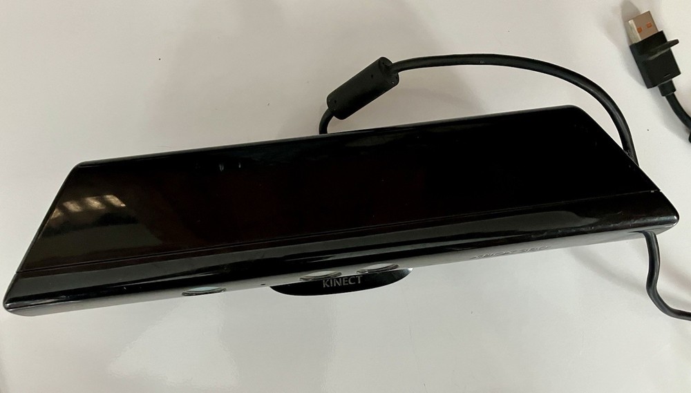 Genuine Microsoft Xbox 360 Kinect Connect Black Sensor Bar Untested, Parts/Rep