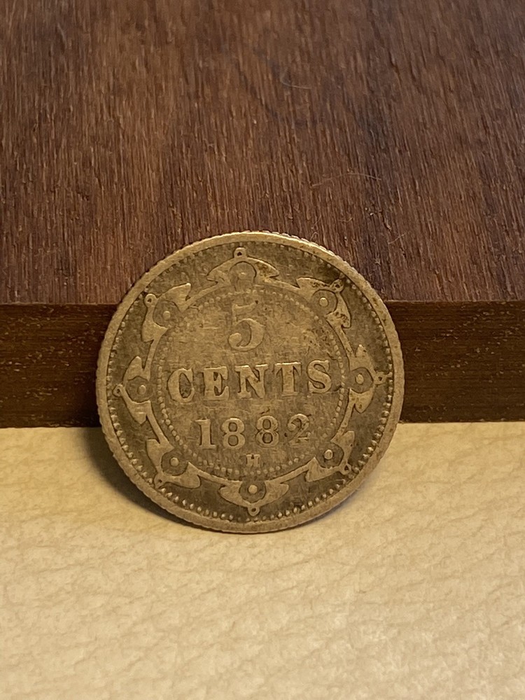 1882-H Newfoundland 5 Cent