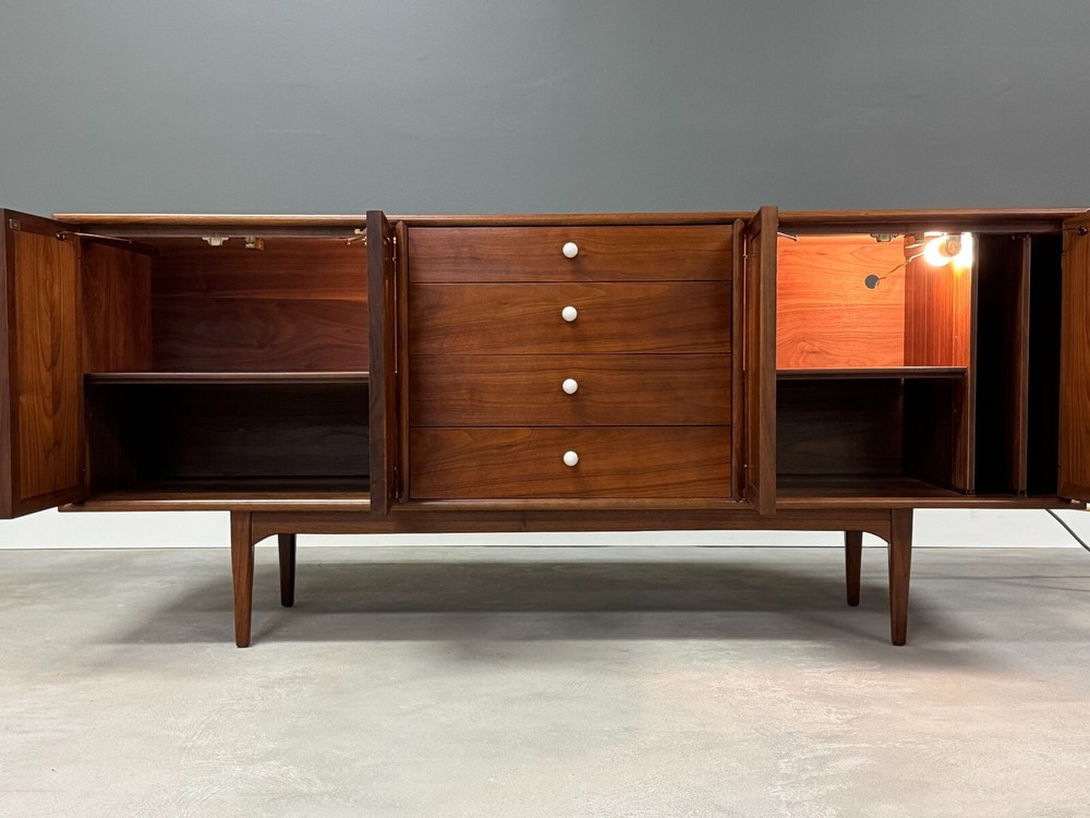 Refinished Kipp Stewart Walnut Credenza for Drexel