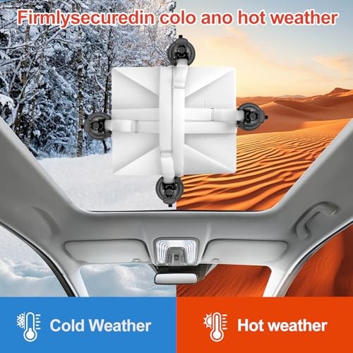 Foldable Starlink Mini Car Mount with Suction Cups，Quick Release