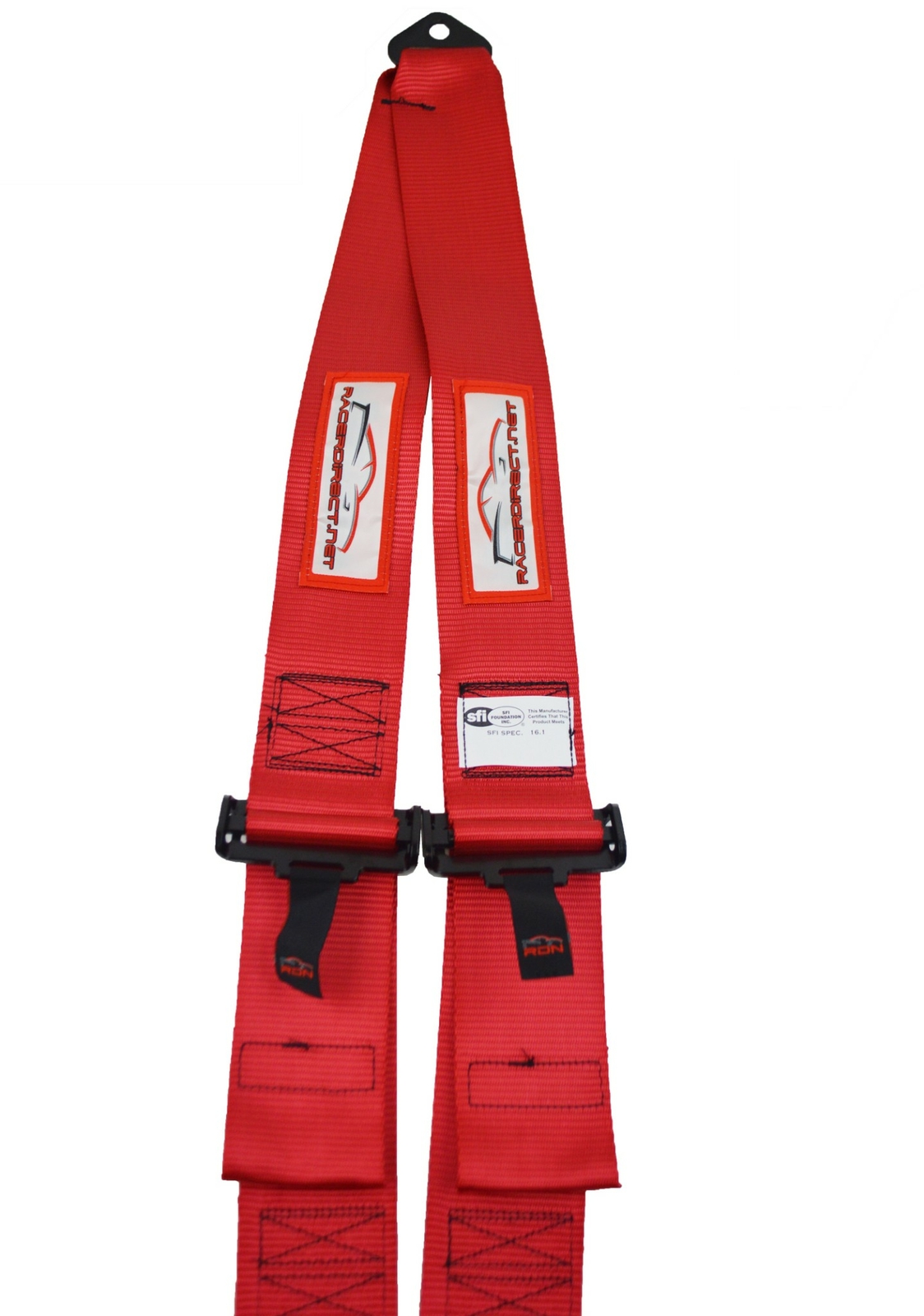 IHRA APPROVED SFI 16.1 RED RACING HARNESS LATCH & LINK V ROLL BAR MOUNT