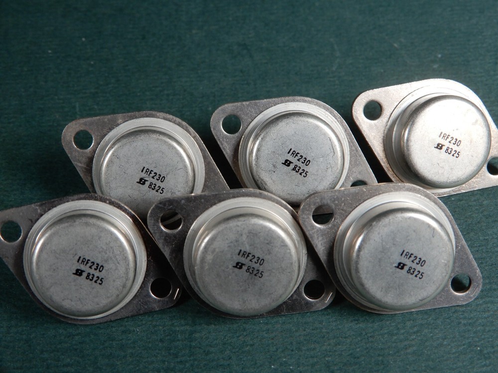 Siliconix? IRF230 Mosfet N Channel Transistors Qty 6 NOS
