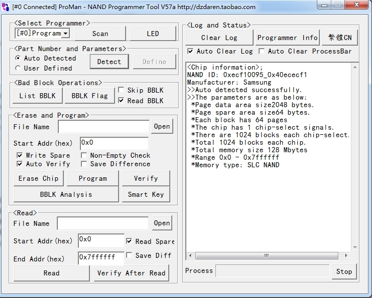 ProMan Professional programmer repair tool copy NAND FLASH chip data recovery