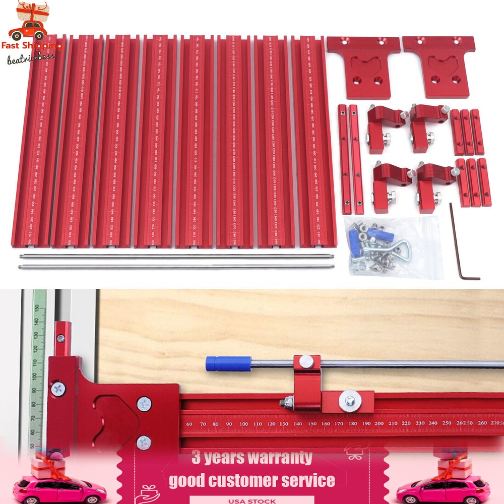 Parallel Rail Guide System Track Saw Woodworking Guide Carpentry Tool Set 120cm