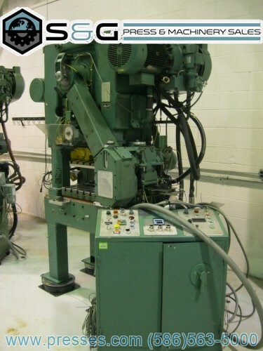 30 TON BRUDERER BSTA-30II HIGH SPEED STRAIGHT SIDE PRESS