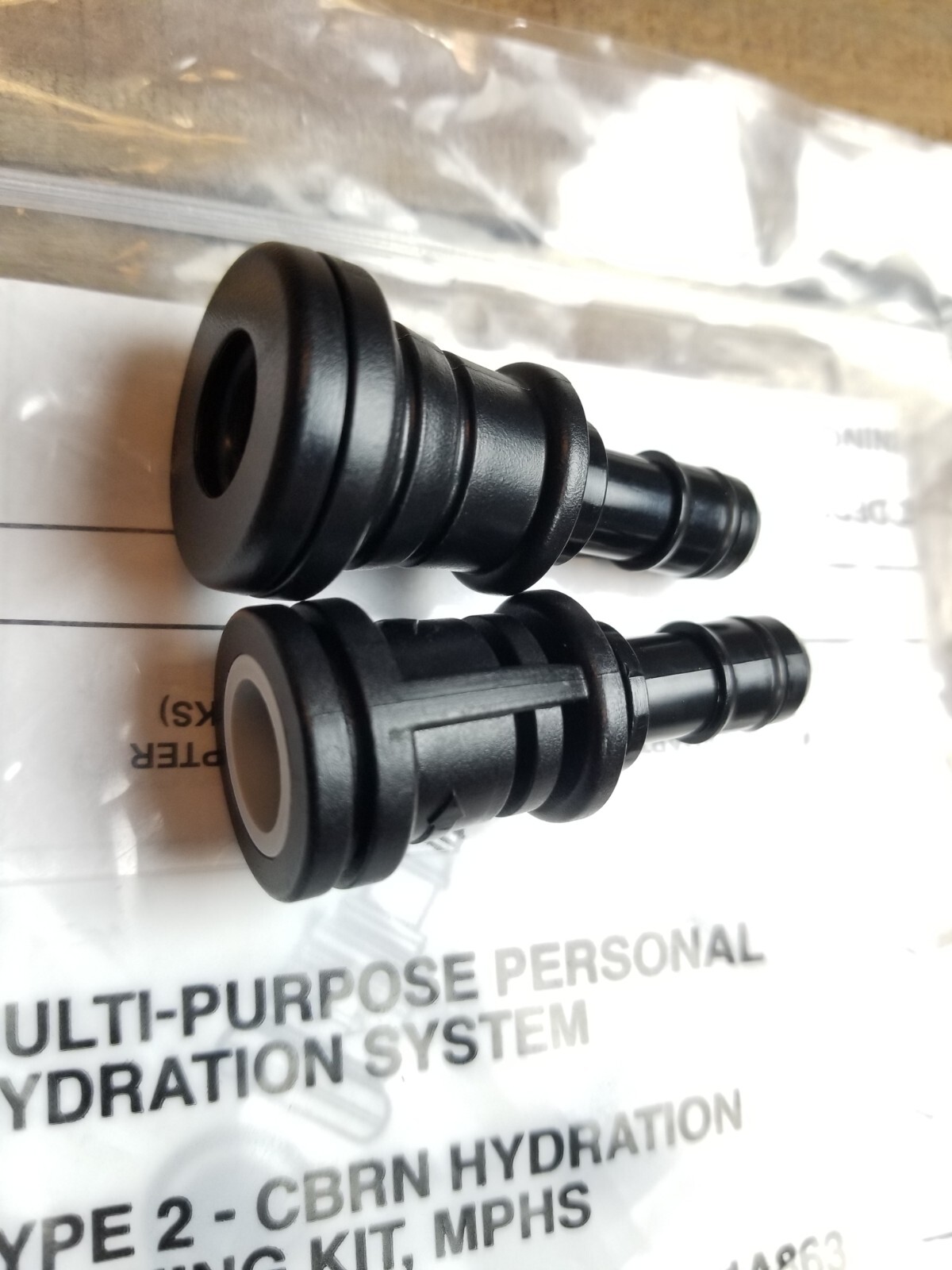 US Military Camelbak Type-2 Hydration System Valve Kit / Cover / Bite Valve NIB