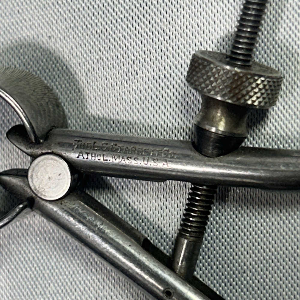 Starrett 275A-3 3" Toolmakers' Spring-Type Outside Caliper Round Leg- Solid Nut